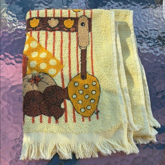 Vintage Fall Mushroom pumpkin Kitchen Towels - Picture 7 of 7